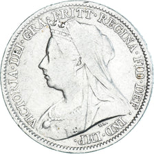 Coin, Great Britain, Victoria, 6 Pence, 1899, VF(30-35), Silver, KM:779