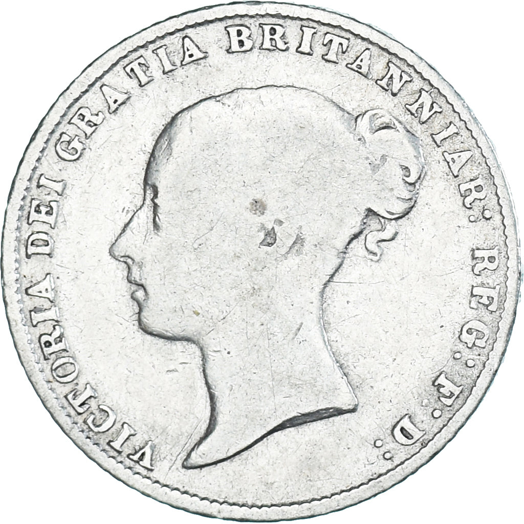 Coin, Great Britain, Victoria, 6 Pence, 1864, VF(20-25), Silver, KM:733.2