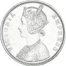 Coin, INDIA-BRITISH, Victoria, Rupee, 1892, Calcutta, AU(50-53), Silver, KM:492