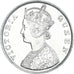 Munten, INDIA-BRITS, Victoria, Rupee, 1862, Bombay, PR, Zilver, KM:473.1