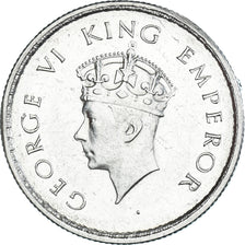 Monnaie, Inde britannique, George VI, 1/2 Rupee, 1939, Calcutta, SPL, Argent