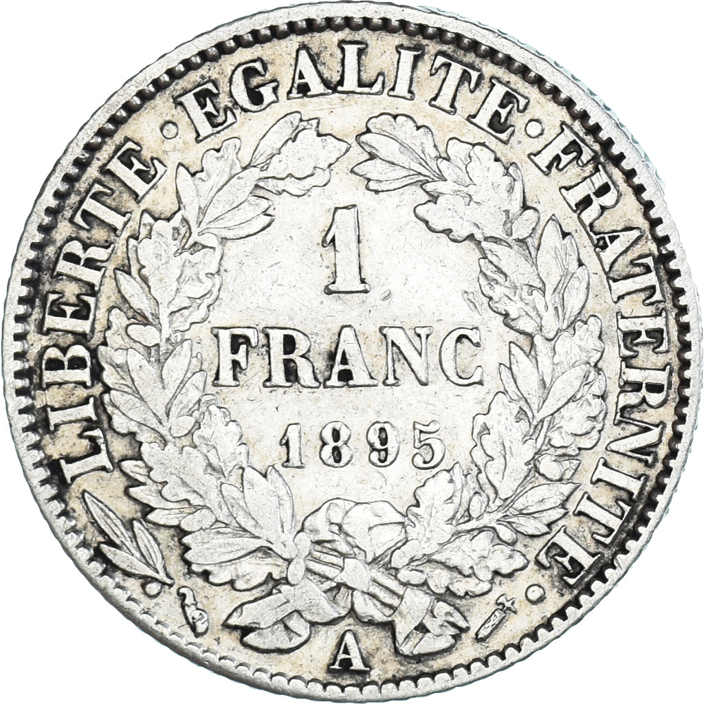 Monnaie, France, Cérès, Franc, 1895, Paris, TTB, Argent, Gadoury:465a