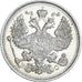 Coin, Russia, Nicholas II, 20 Kopeks, 1915, Saint-Petersburg, MS(63), Silver