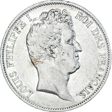 Coin, France, Louis-Philippe, 5 Francs, 1830, Paris, EF(40-45), Silver, KM:736.1