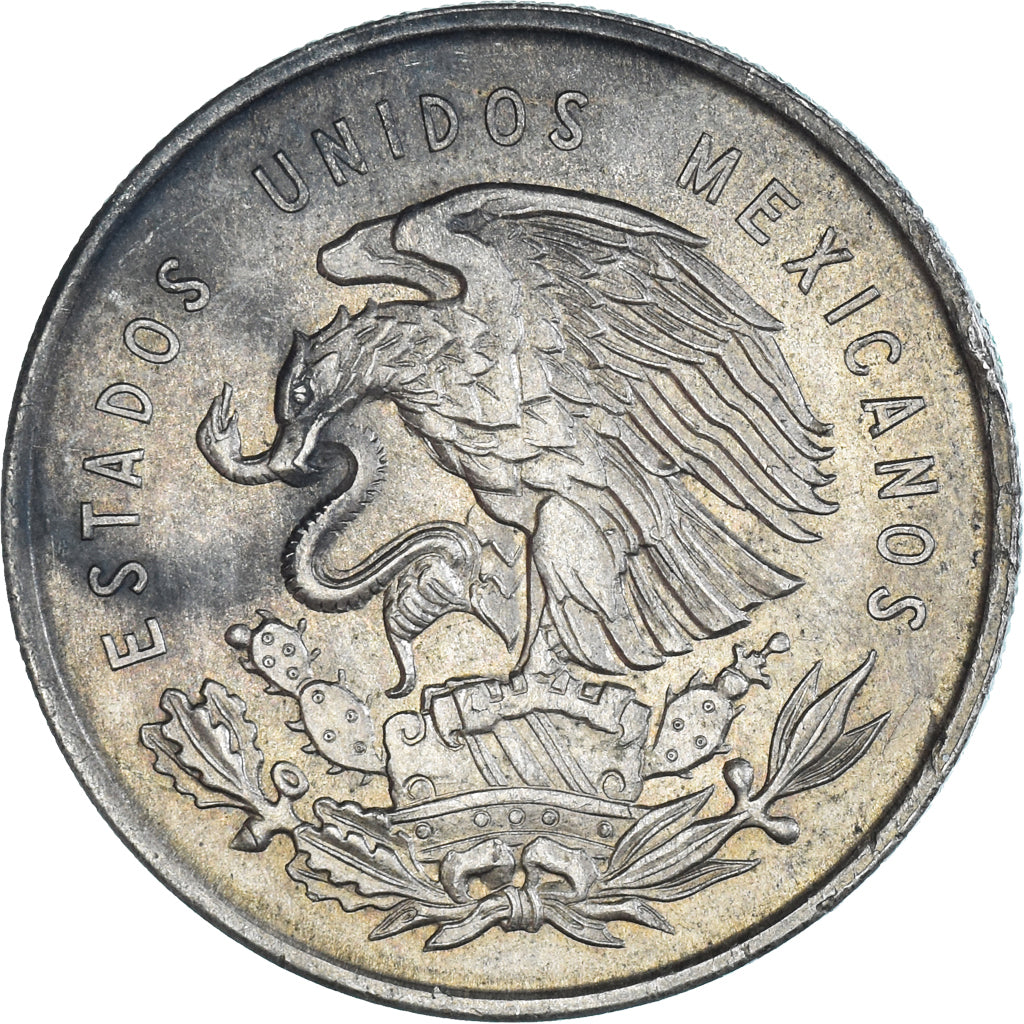 Coin, Mexico, Peso, 1950, Mexico City, AU(55-58), Silver
