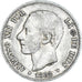 Coin, Spain, Alfonso XII, 2 Pesetas, 1882, Madrid, EF(40-45), Silver, KM:678.2
