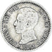 Coin, Spain, Alfonso XIII, 50 Centimos, 1904 (10), EF(40-45), Silver, KM:723