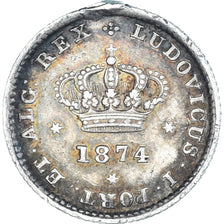 Coin, Portugal, Luiz I, 50 Reis, 1874, EF(40-45), Silver, KM:506.2