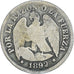 Coin, Chile, Decimo, 1892, Santiago, VF(20-25), Silver, KM:136.3