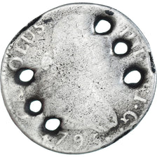 Munten, Spanje, Charles IV, 2 Reales, 1795, Madrid, ZG+, Zilver, KM:430.1
