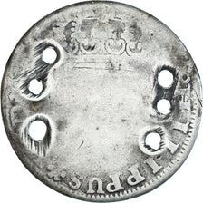 Coin, Spain, Philip V, 2 Reales, 1732, Seville, VG(8-10), Silver, KM:355