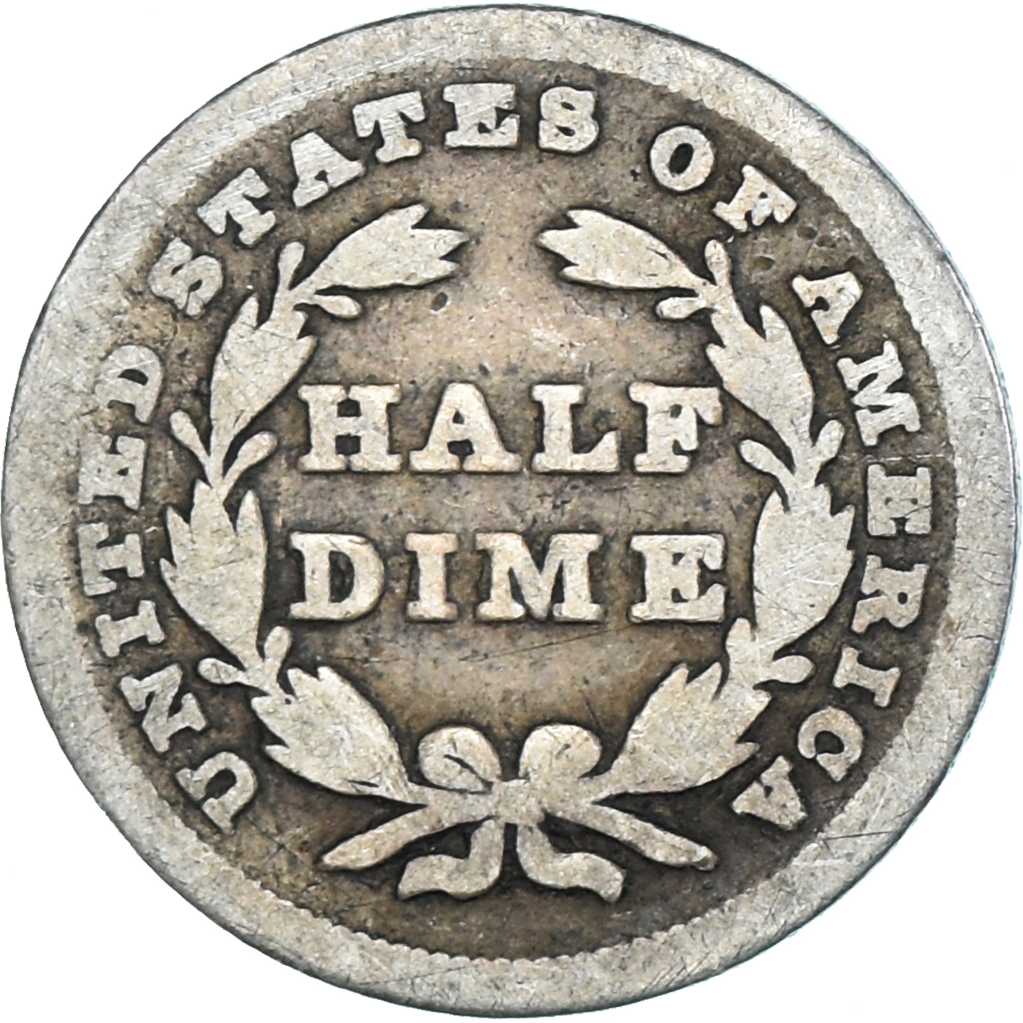 Coin, United States, Seated Liberty Half Dime, Half Dime, 1837, U.S. Mint