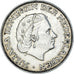 Coin, Netherlands, Juliana, 2-1/2 Gulden, 1959, EF(40-45), Silver, KM:185