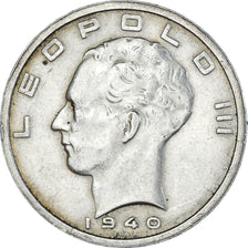 Coin, Belgium, 50 Francs, 50 Frank, 1940, AU(50-53), Silver, KM:122.1