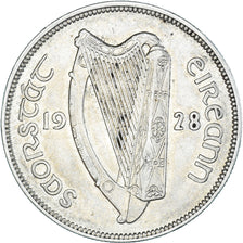 Monnaie, République d'Irlande, 1/2 Crown, 1928, Horse, TB, Argent, KM:8