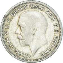 Coin, Great Britain, George V, 6 Pence, 1928, EF(40-45), Silver, KM:832