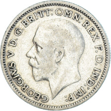 Coin, Great Britain, George V, 6 Pence, 1936, EF(40-45), Silver, KM:832