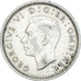 Coin, Great Britain, George VI, 6 Pence, 1940, AU(50-53), Silver, KM:852