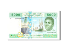 Banknote, Central African States, 5000 Francs, 2002, Undated, KM:209U, UNC(63)