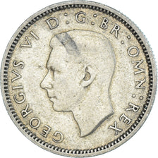 Coin, Great Britain, George VI, 6 Pence, 1944, EF(40-45), Silver, KM:852