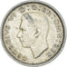 Moneta, Wielka Brytania, George VI, 6 Pence, 1944, EF(40-45), Srebro, KM:852