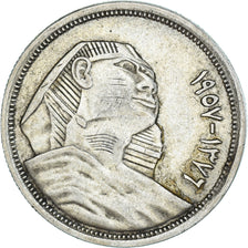 Coin, Egypt, 10 Piastres, 1957, AU(50-53), Silver, KM:383a