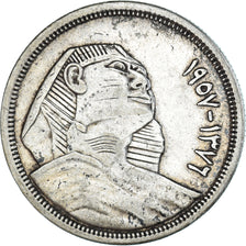 Monnaie, Égypte, 10 Piastres, 1957, TTB, Argent, KM:383a