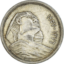 Monnaie, Égypte, 10 Piastres, 1957, TTB+, Argent, KM:383a