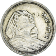 Monnaie, Égypte, 5 Piastres, 1957, TTB+, Argent, KM:382
