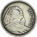 Coin, Egypt, 5 Piastres, 1957, AU(50-53), Silver, KM:382