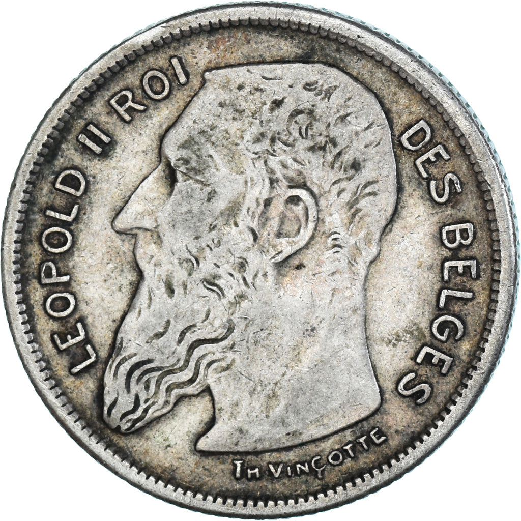 Coin, Belgium, 2 Francs, 2 Frank, 1904, VF(30-35), Silver, KM:59