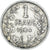 Munten, België, Franc, 1904, FR+, Zilver, KM:56.1