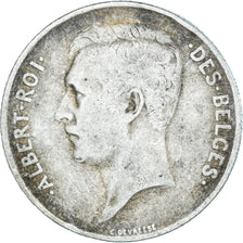 Monnaie, Belgique, Albert I, Franc, 1911, TB, Argent, KM:72