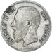Coin, Belgium, Leopold II, Franc, 1867, Brussels, F(12-15), Silver, KM:28.1