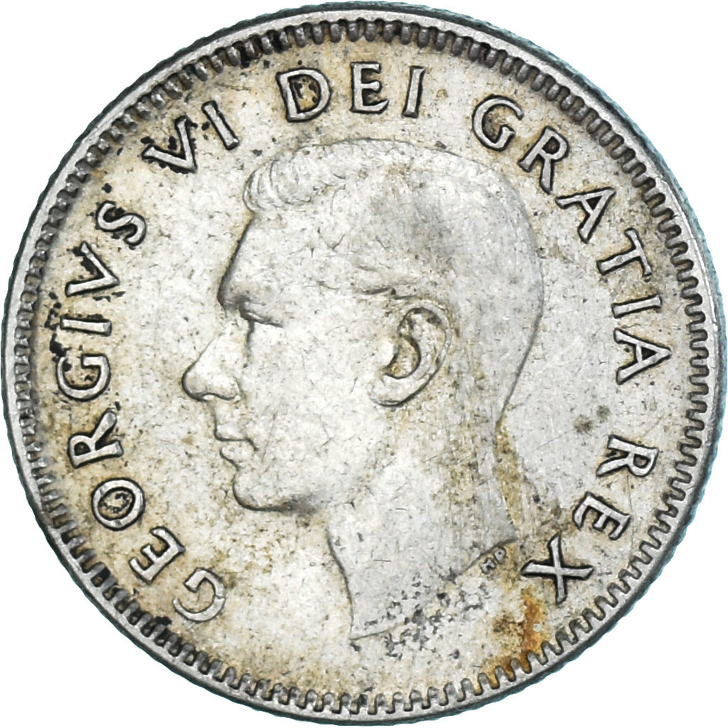 Moneta, Canada, George VI, 10 Cents, 1950, Royal Canadian Mint, Ottawa
