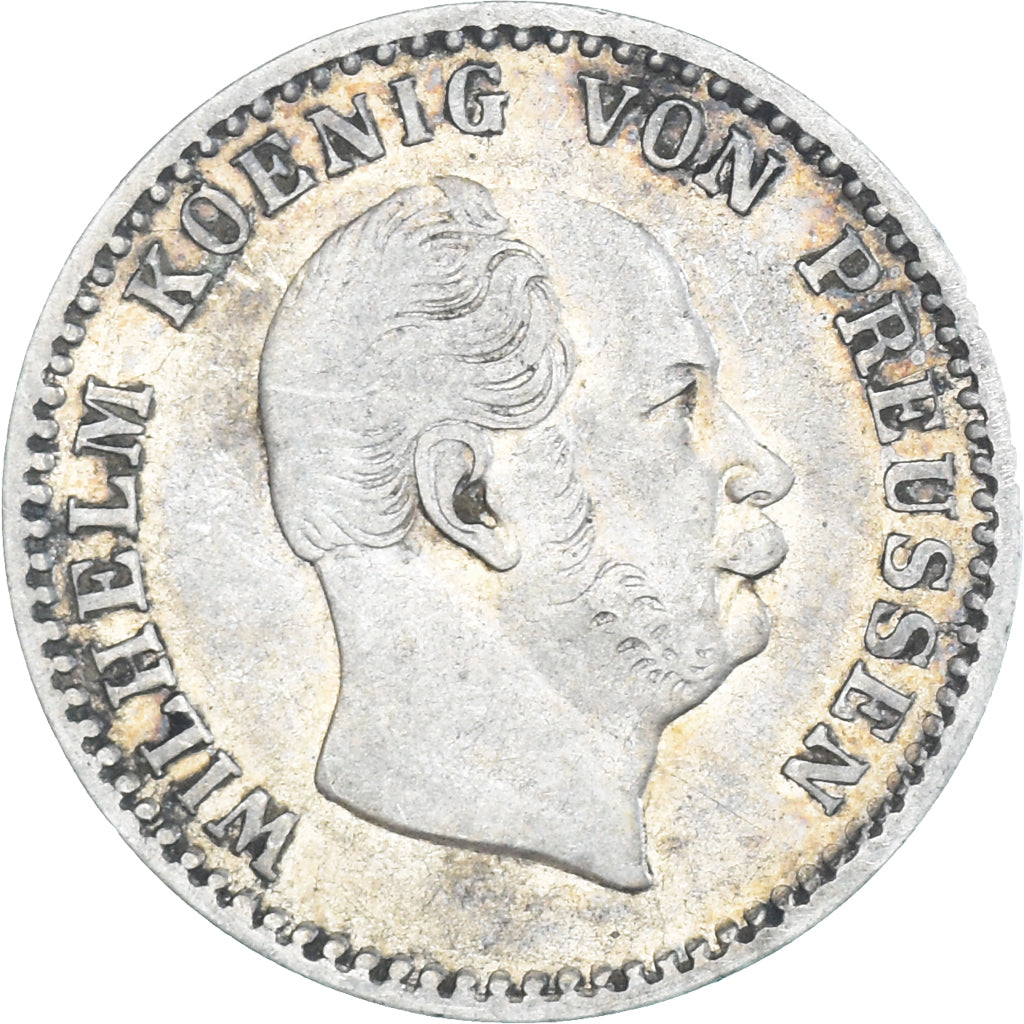 Monnaie, Etats allemands, PRUSSIA, Wilhelm I, 2-1/2 Silber Groschen, 1868