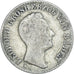 Moneda, Estados alemanes, BADEN, Leopold I, 6 Kreuzer, 1834, BC+, Plata