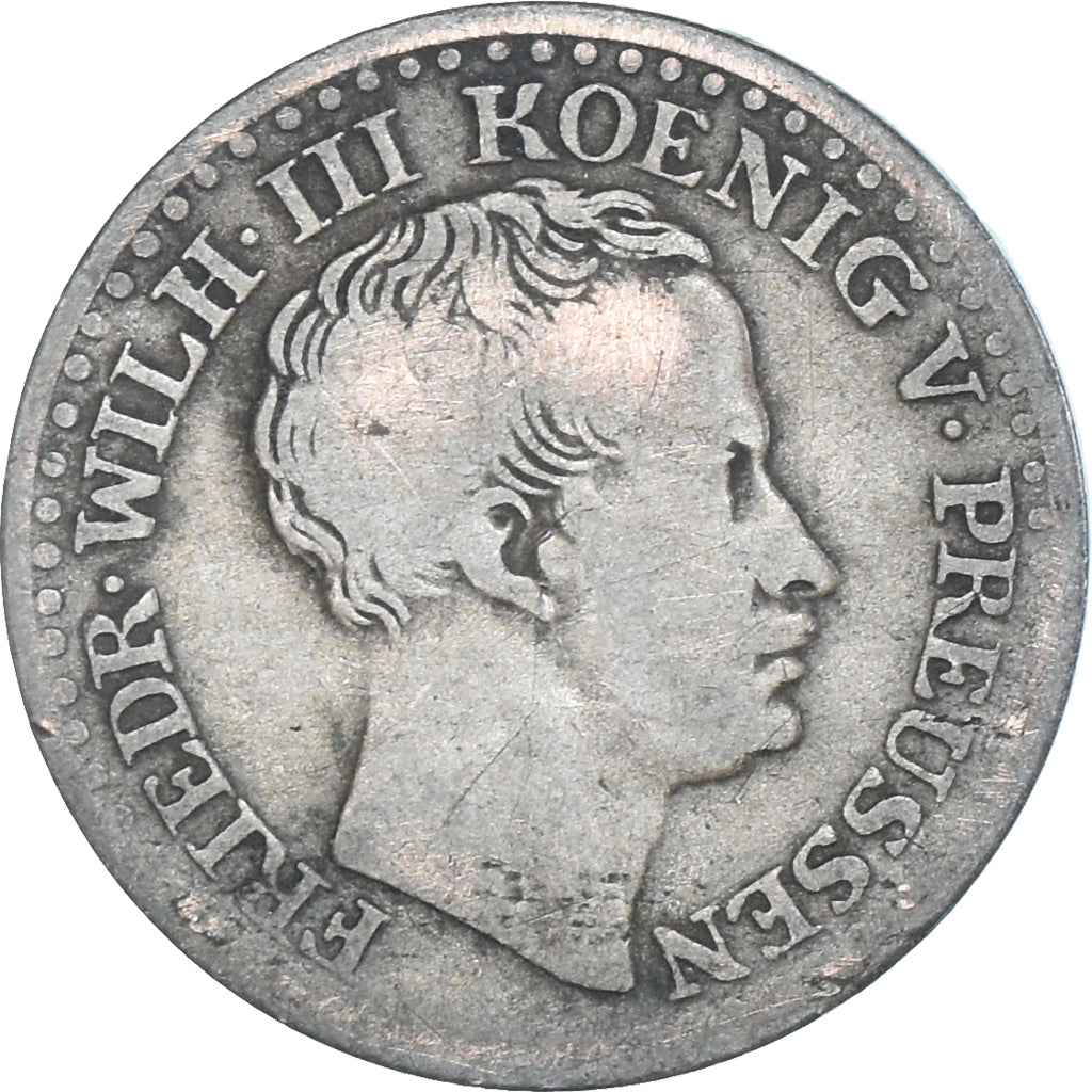 Münze, Deutsch Staaten, Friedrich Wilhelm III, Groschen, 1/30 Thaler, 1838