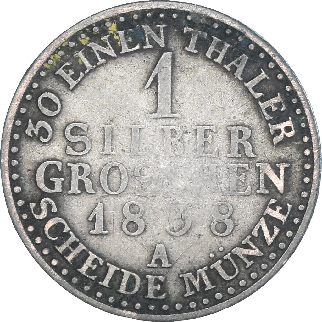 Münze, Deutsch Staaten, Friedrich Wilhelm III, Groschen, 1/30 Thaler, 1838