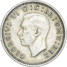 Coin, Great Britain, George VI, 3 Pence, 1938, EF(40-45), Silver, KM:848