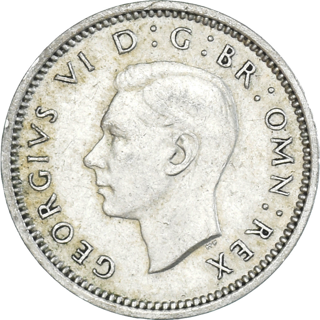 Münze, Großbritannien, George VI, 3 Pence, 1940, SS, Silber, KM:848