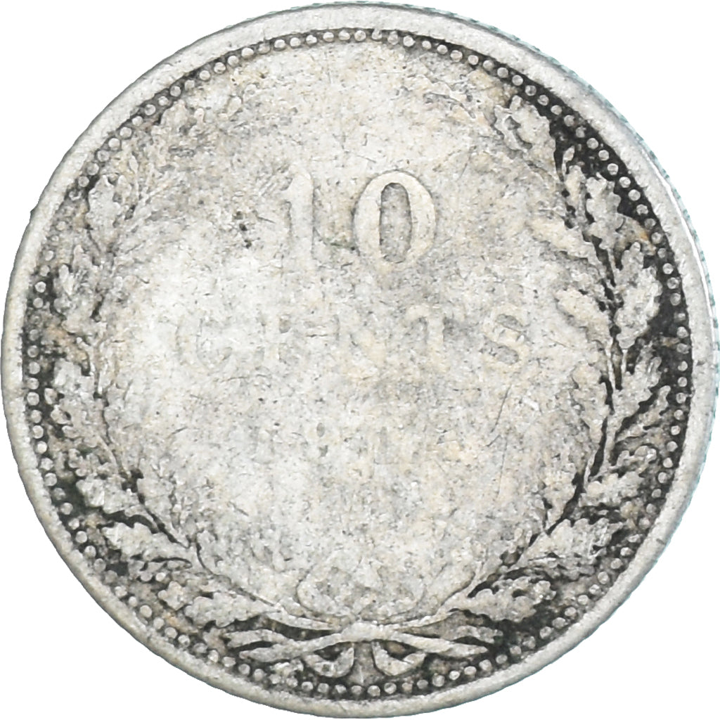 Monnaie, Pays-Bas, Wilhelmina I, 10 Cents, 1904, B, Argent, KM:136