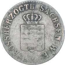 Coin, German States, SAXE-WEIMAR-EISENACH, 1/2 Silber Groschen, 1840, VF(20-25)