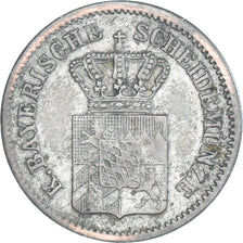 Monnaie, Etats allemands, BAVARIA, Ludwig II, Kreuzer, 1865, TB+, Argent, KM:873