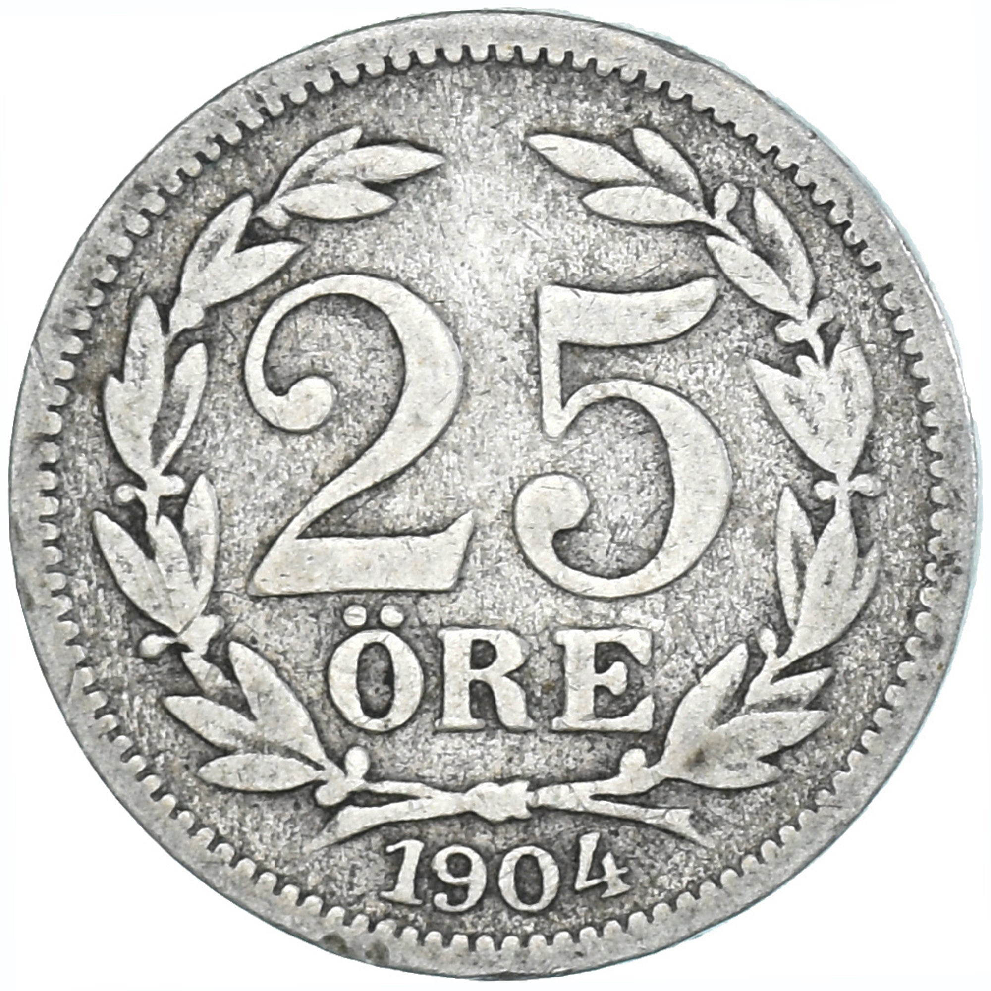Monnaie, Suède, Oscar II, 25 Öre, 1904, TTB, Argent, KM:739