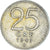 Coin, Sweden, Gustaf V, 25 Öre, 1949, EF(40-45), Silver, KM:816
