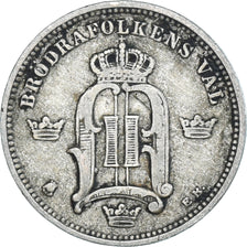 Coin, Sweden, Oscar II, 10 Öre, 1899, VF(30-35), Silver, KM:755