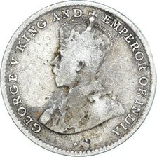 Monnaie, Sri Lanka , George V, 10 Cents, 1912, TB, Argent, KM:104
