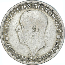 Coin, Sweden, Gustaf V, Krona, 1943, VF(30-35), Silver, KM:814