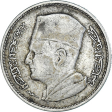Coin, Morocco, Mohammed V, Dirham, 1960, Paris, VF(30-35), Silver, KM:55